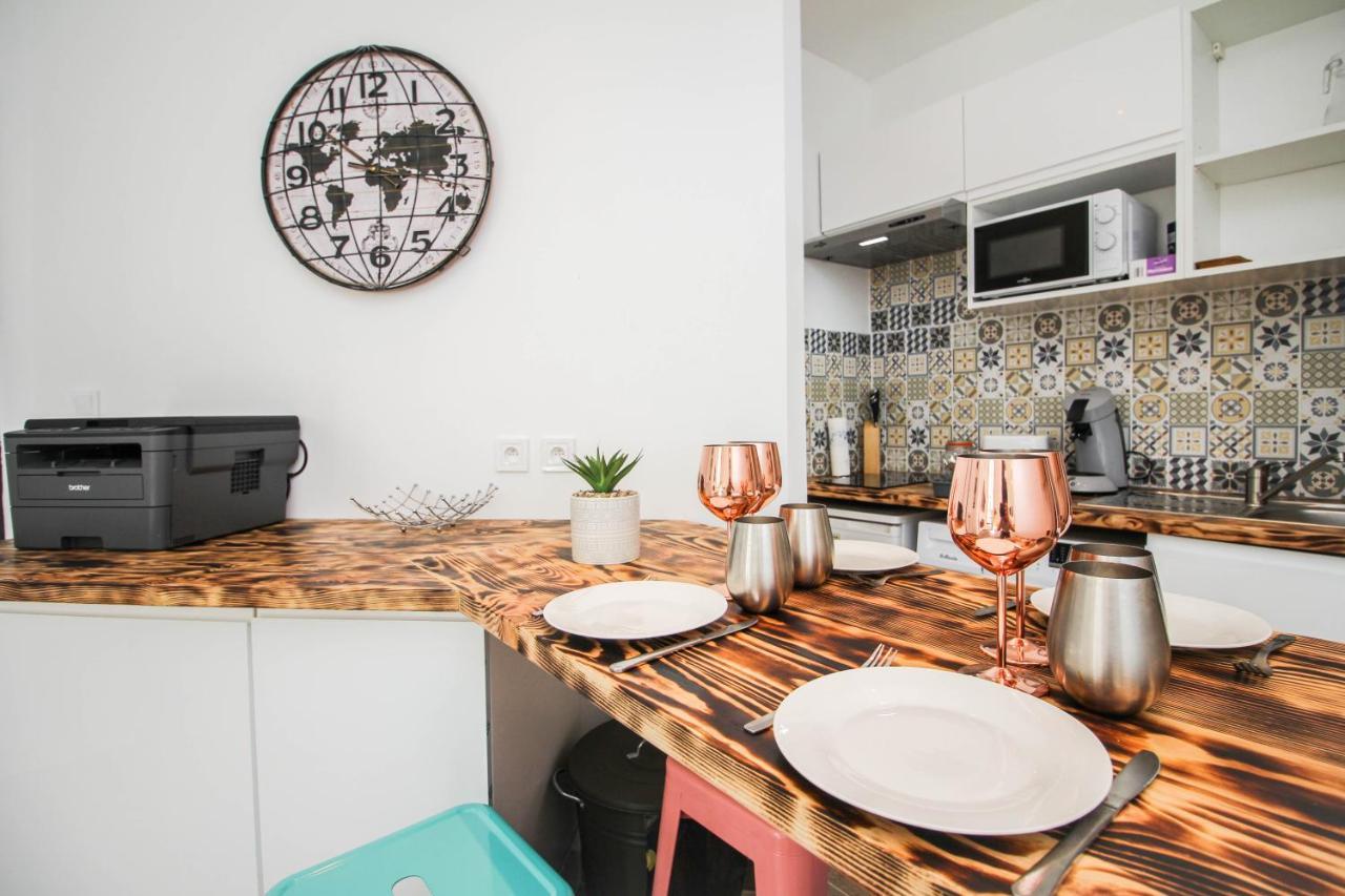 Charmant T2 En Coeur De Ville - 2 Lits + Lit Bebe - Wifi - Imprimante Каркасон Екстериор снимка