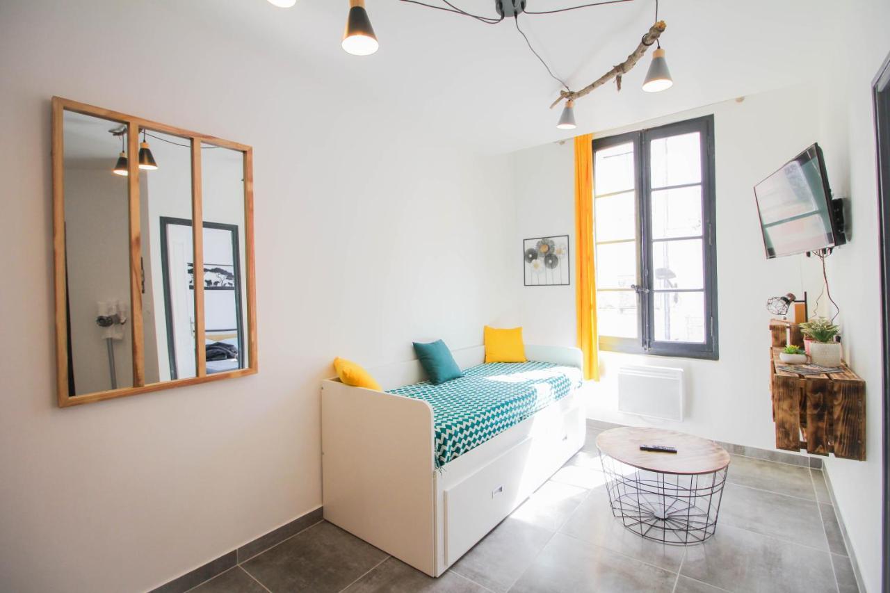 Charmant T2 En Coeur De Ville - 2 Lits + Lit Bebe - Wifi - Imprimante Каркасон Екстериор снимка