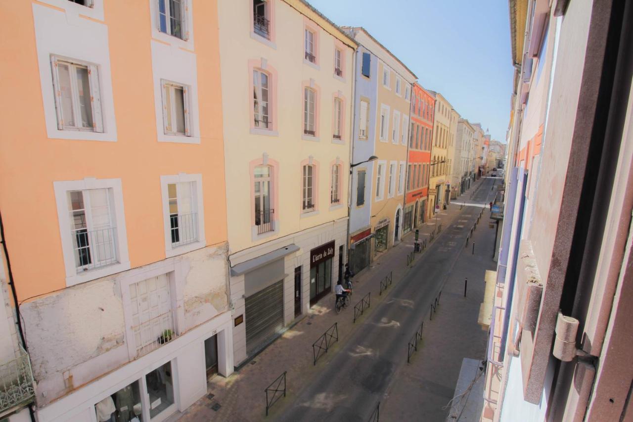 Charmant T2 En Coeur De Ville - 2 Lits + Lit Bebe - Wifi - Imprimante Каркасон Екстериор снимка